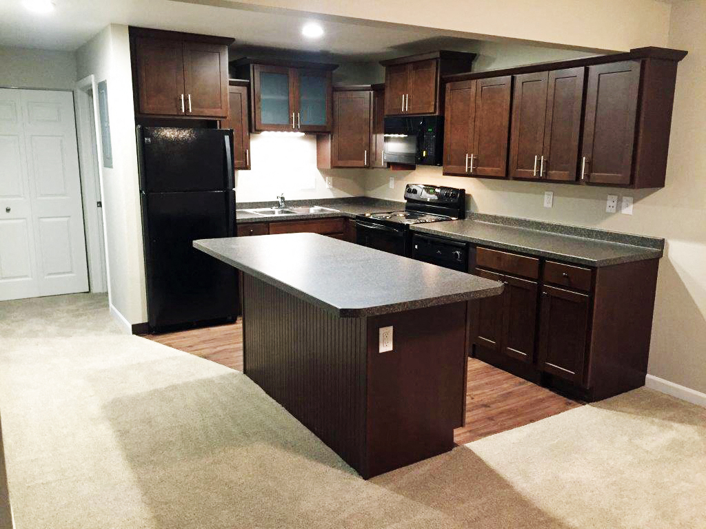 Gourmet kitchen at Alpine Slopes Apartments near Grand Rapids, MI